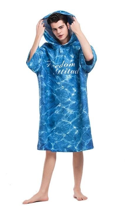hooded poncho towel for adults
